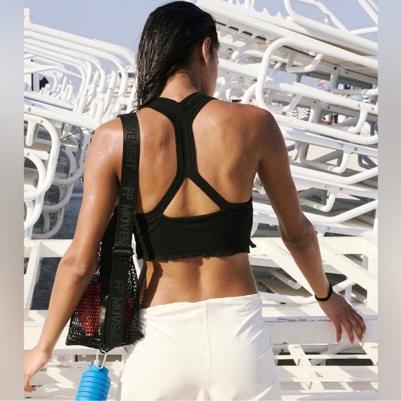 Free People Feels Like Summer Crop Black XS - Picture 3 of 12